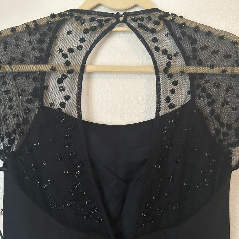 NWT CLIFFORD & WILLS Vintage Black Maxi Formal Dress Sz 8